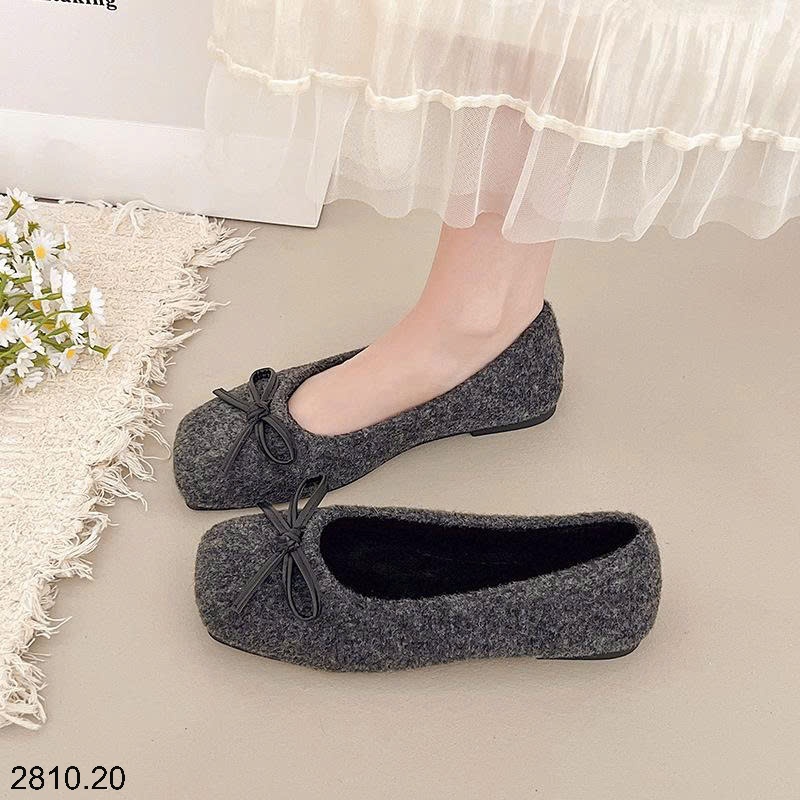 25HA2810.20 - GIÀY LƯỜI ĐÍNH NƠ NỮ