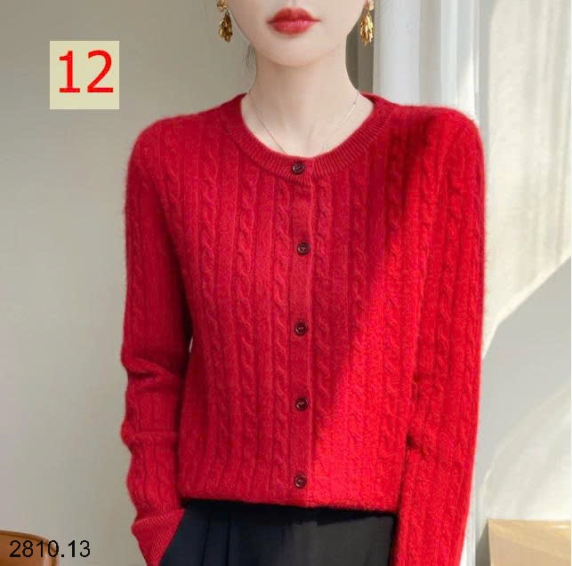 25HA2810.13 - CARDIGAN LEN BASIC NỮ