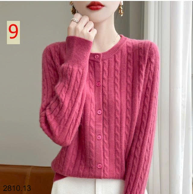 25HA2810.13 - CARDIGAN LEN BASIC NỮ