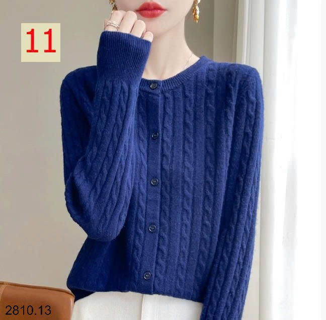 25HA2810.13 - CARDIGAN LEN BASIC NỮ