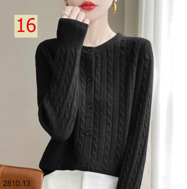 25HA2810.13 - CARDIGAN LEN BASIC NỮ