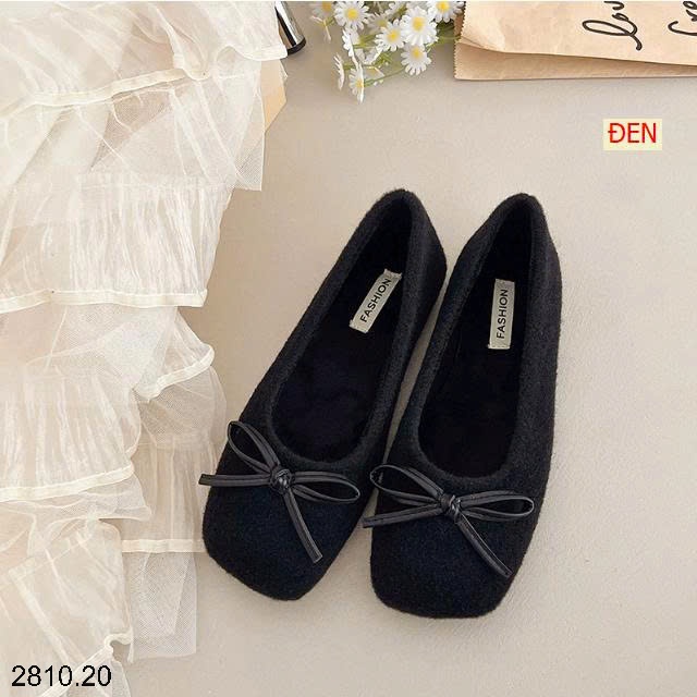 25HA2810.20 - GIÀY LƯỜI ĐÍNH NƠ NỮ