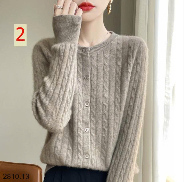 25HA2810.13 - CARDIGAN LEN BASIC NỮ