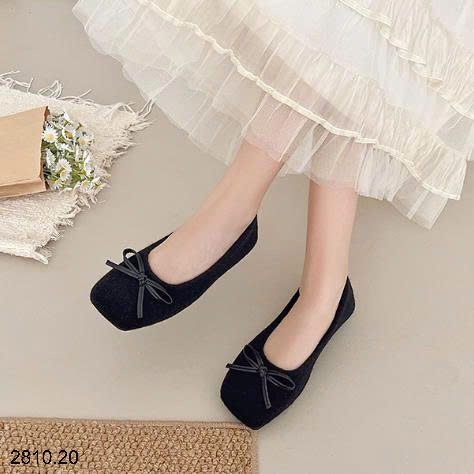 25HA2810.20 - GIÀY LƯỜI ĐÍNH NƠ NỮ