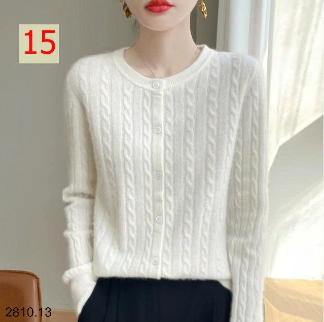 25HA2810.13 - CARDIGAN LEN BASIC NỮ