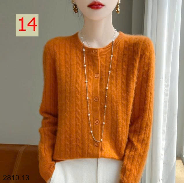 25HA2810.13 - CARDIGAN LEN BASIC NỮ