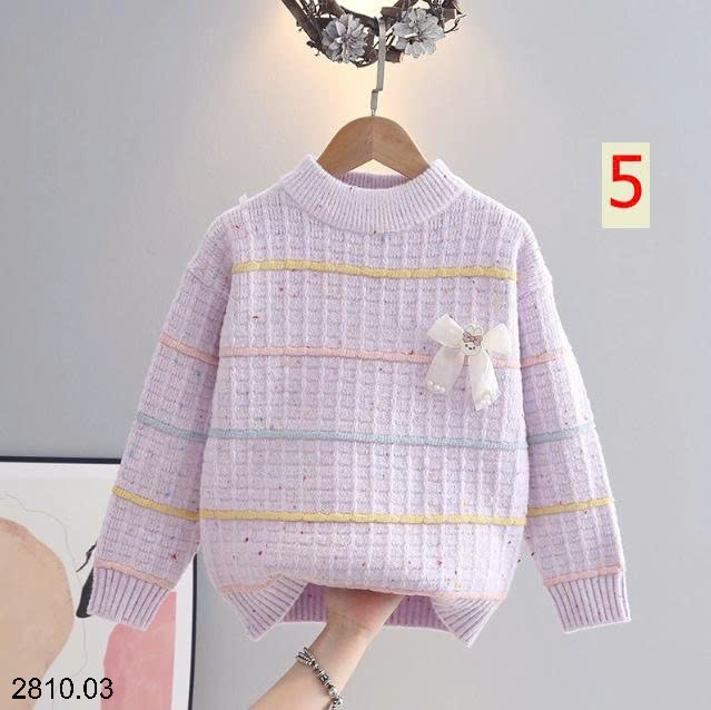 25HA2810.03 - ÁO LEN BÉ GÁI SIÊU XINH