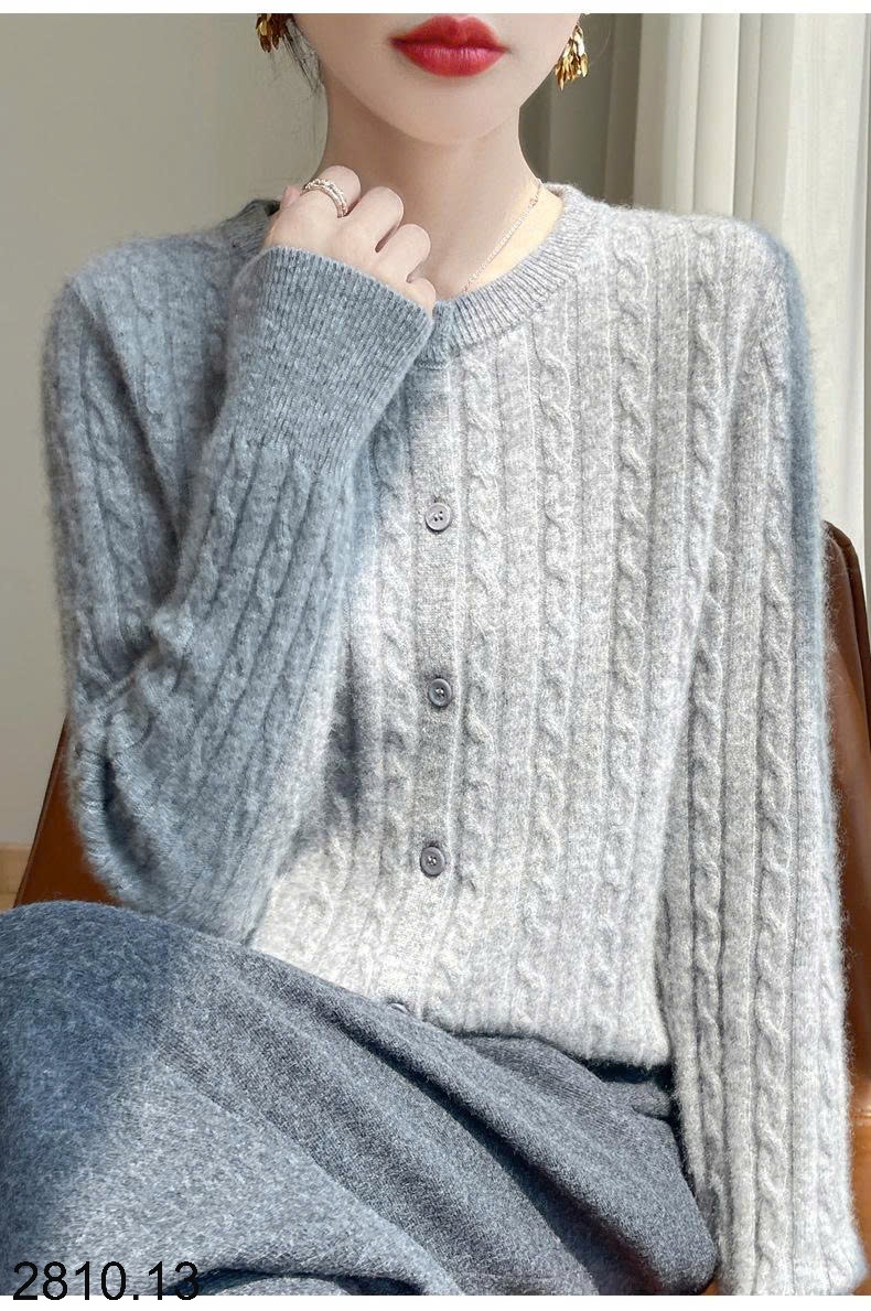 25HA2810.13 - CARDIGAN LEN BASIC NỮ