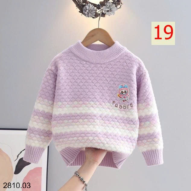 25HA2810.03 - ÁO LEN BÉ GÁI SIÊU XINH