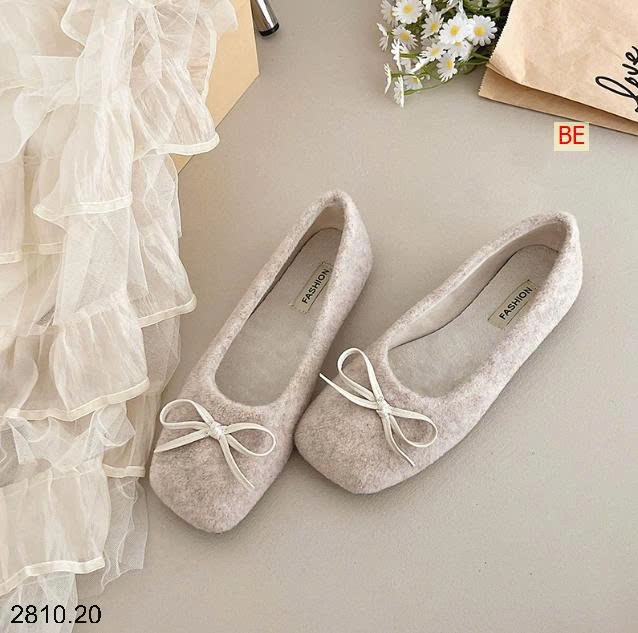 25HA2810.20 - GIÀY LƯỜI ĐÍNH NƠ NỮ