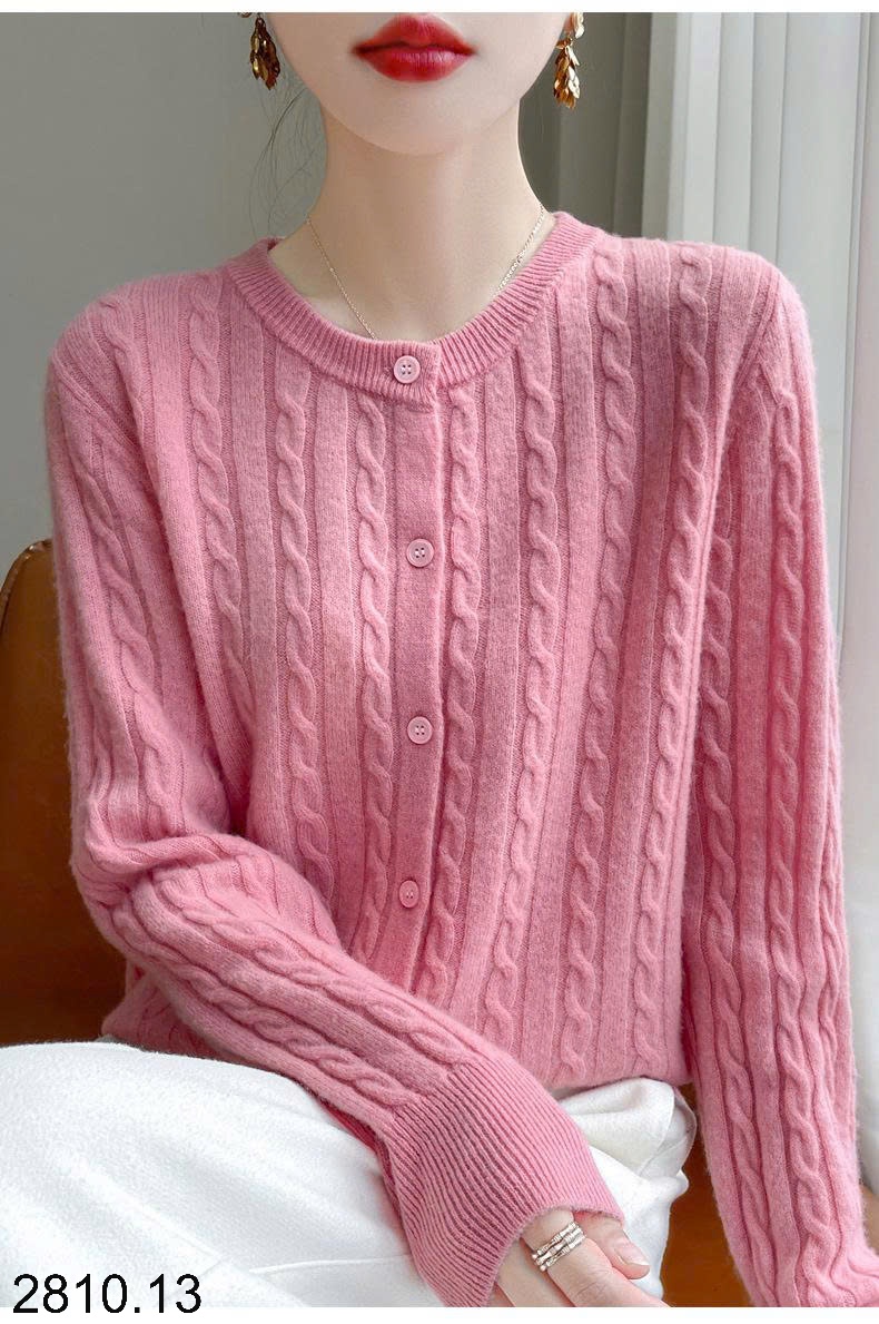 25HA2810.13 - CARDIGAN LEN BASIC NỮ