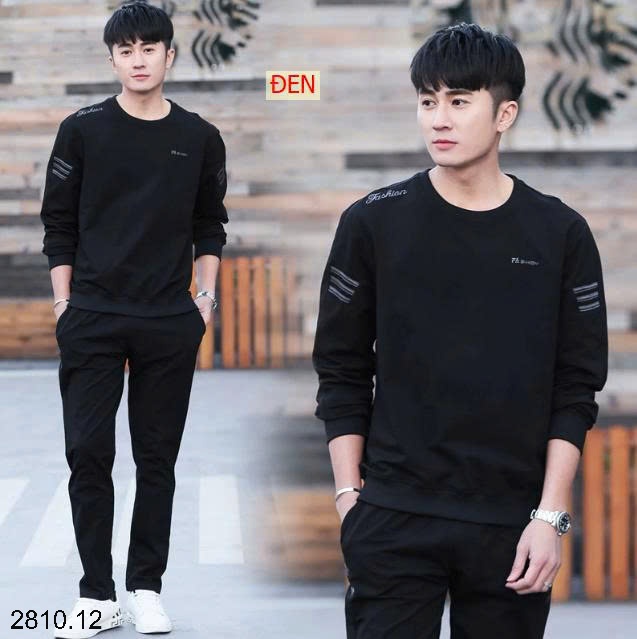 25HA2810.12 - BỘ NỈ THỂ THAO NAM