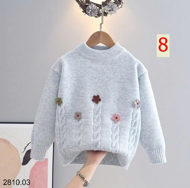 25HA2810.03 - ÁO LEN BÉ GÁI SIÊU XINH