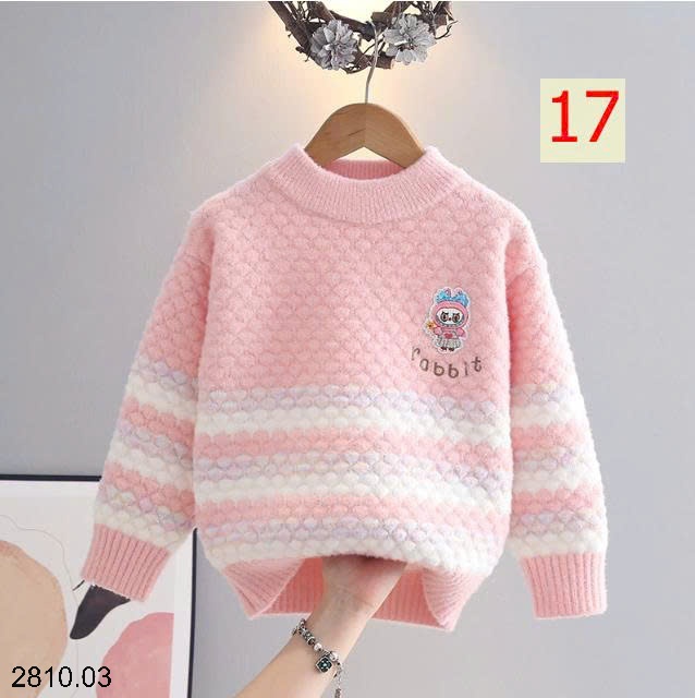 25HA2810.03 - ÁO LEN BÉ GÁI SIÊU XINH