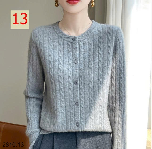 25HA2810.13 - CARDIGAN LEN BASIC NỮ