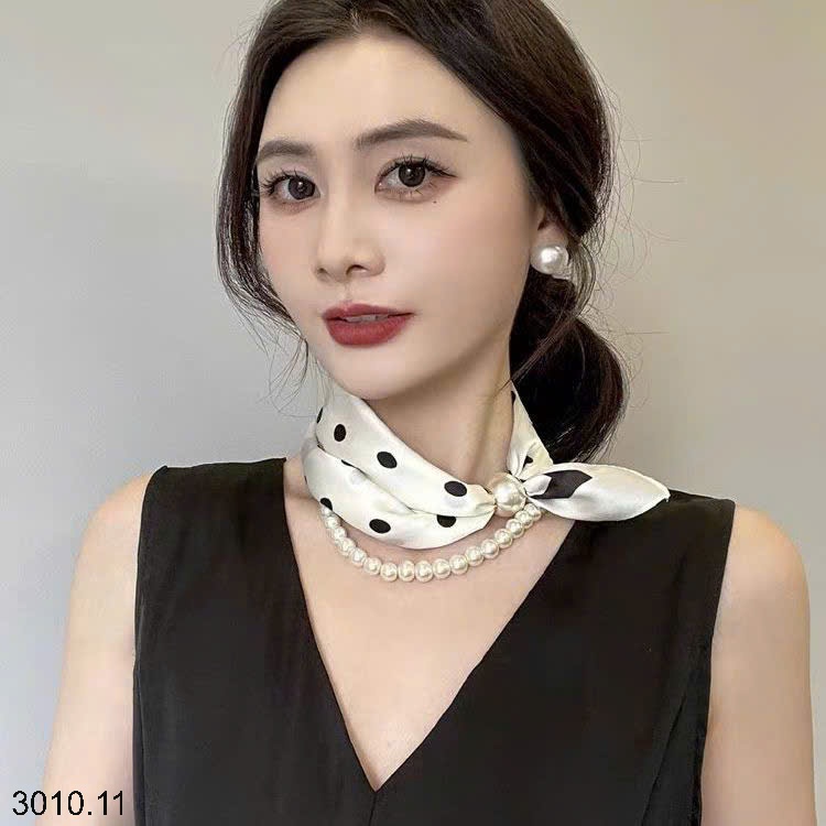 25HA3010.11 - SET 2 KHĂN ĐÍNH NGỌC TRAI