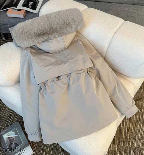 25HA3010.14 - ÁO PARKA MŨ TRÙM ĐẦU LÔNG CHO NỮ