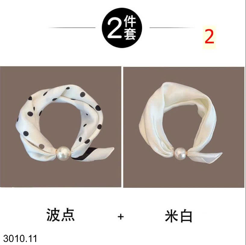 25HA3010.11 - SET 2 KHĂN ĐÍNH NGỌC TRAI