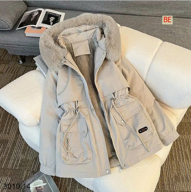 25HA3010.14 - ÁO PARKA MŨ TRÙM ĐẦU LÔNG CHO NỮ