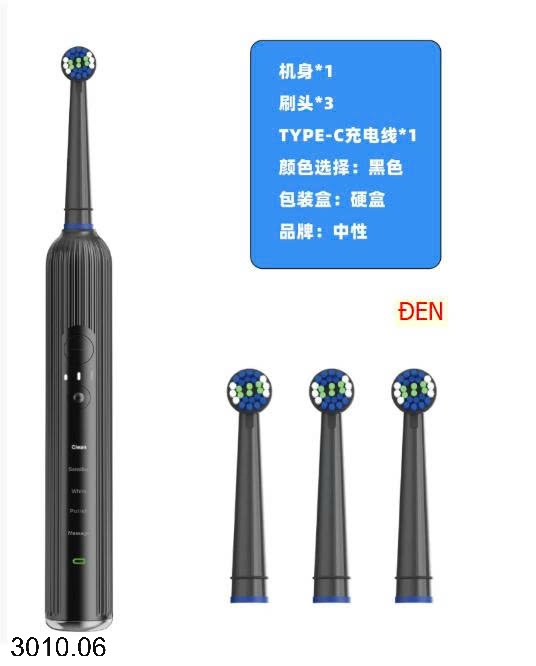 25HA3010.06 - BÀN CHẢI ĐÁNH RĂNG ĐIỆN XOAY ORAL OULEPING
