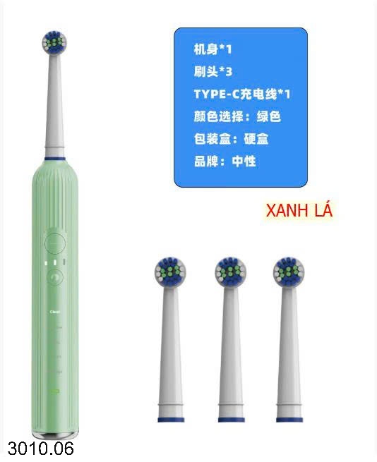 25HA3010.06 - BÀN CHẢI ĐÁNH RĂNG ĐIỆN XOAY ORAL OULEPING
