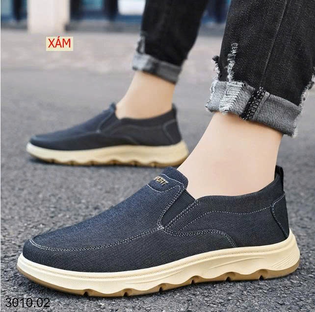 25HA3010.02 - GIÀY LƯỜI NAM BASIC