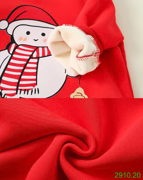 25HA2910.20 - ÁO NỈ NOEL LÓT LÔNG CHO BÉ