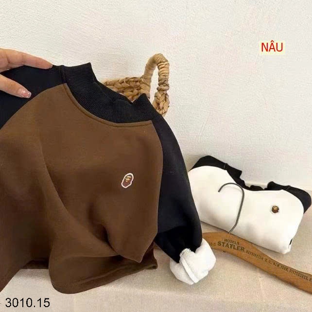 25HA3010.15 - ÁO NỈ LÓT NHUNG CHO BÉ