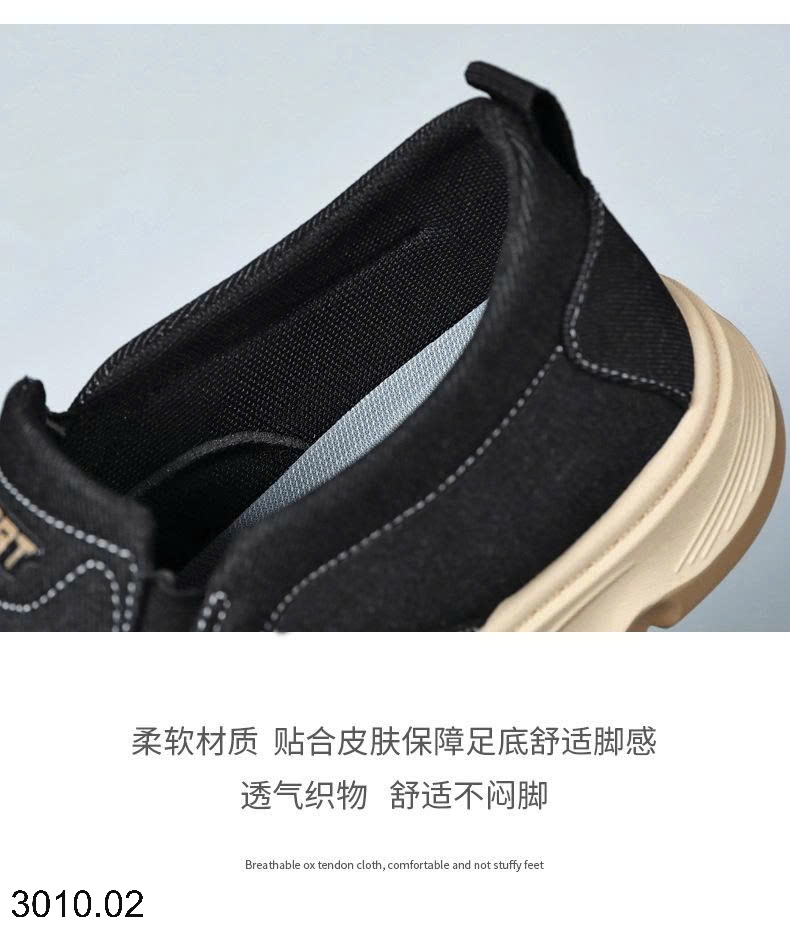 25HA3010.02 - GIÀY LƯỜI NAM BASIC