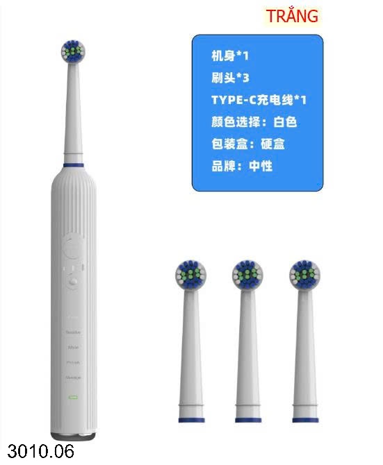 25HA3010.06 - BÀN CHẢI ĐÁNH RĂNG ĐIỆN XOAY ORAL OULEPING