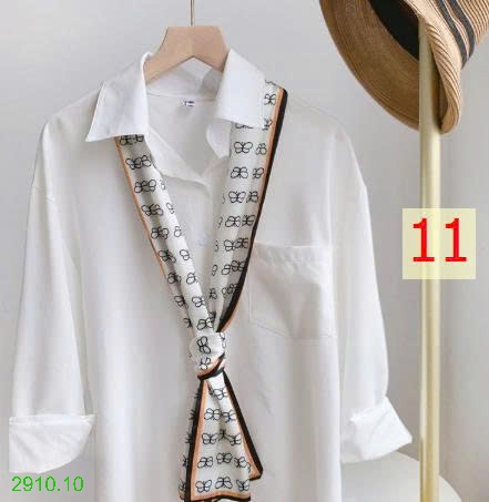 25HA2910.10 - SET 2 KHĂN LỤA NHỎ XINH