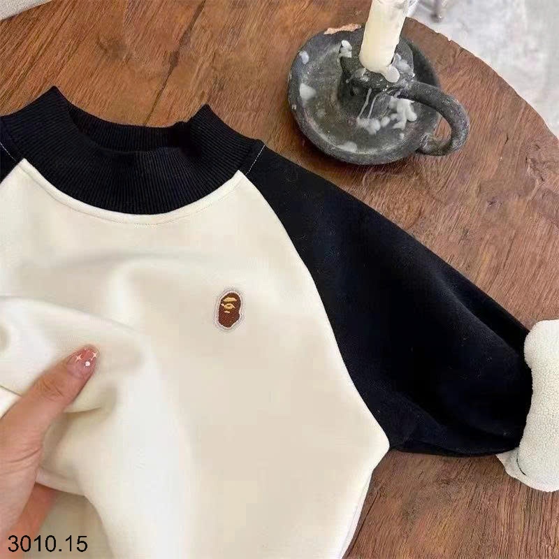 25HA3010.15 - ÁO NỈ LÓT NHUNG CHO BÉ