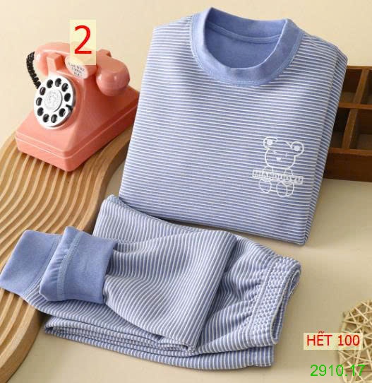 25HA2910.17 - BỘ NỈ KẺ GIỮ NHIỆT CHO BÉ