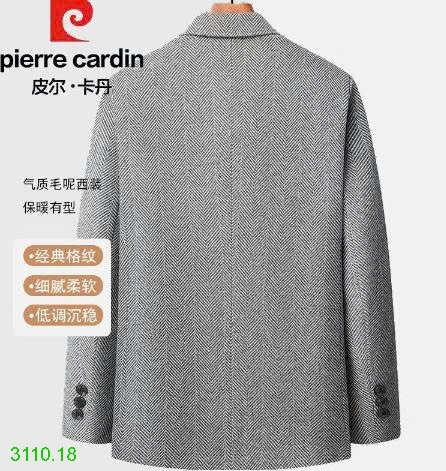 25HA3110.18 - ÁO VEST DẠ NAM PIERE CARDIN