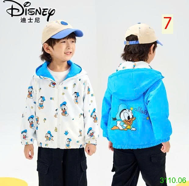 25HA3110.06 - ÁO KHOÁC GIÓ 2 MẶT DISNEY CHO BÉ YÊU