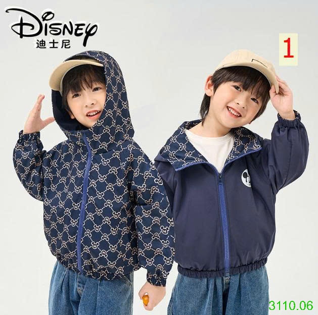 25HA3110.06 - ÁO KHOÁC GIÓ 2 MẶT DISNEY CHO BÉ YÊU