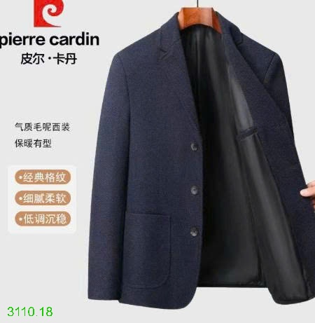 25HA3110.18 - ÁO VEST DẠ NAM PIERE CARDIN