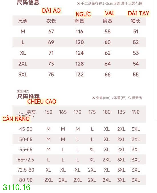 25HA3110.16 - ÁO LEN VẶN THỪNG NAM