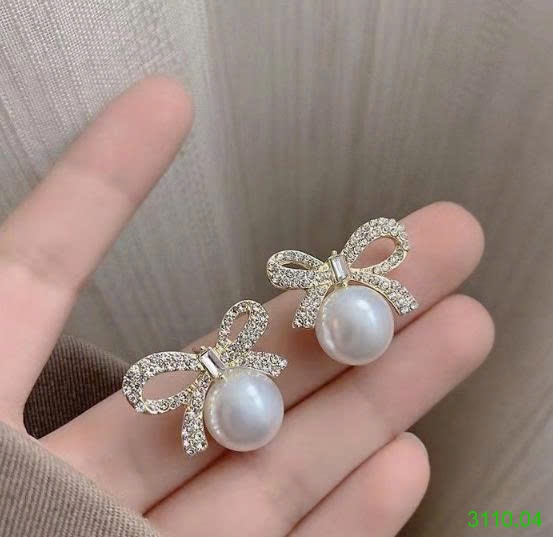 25HA3110.04 - SET 3 ĐÔI BÔNG TAI ĐÍNH ĐÁ