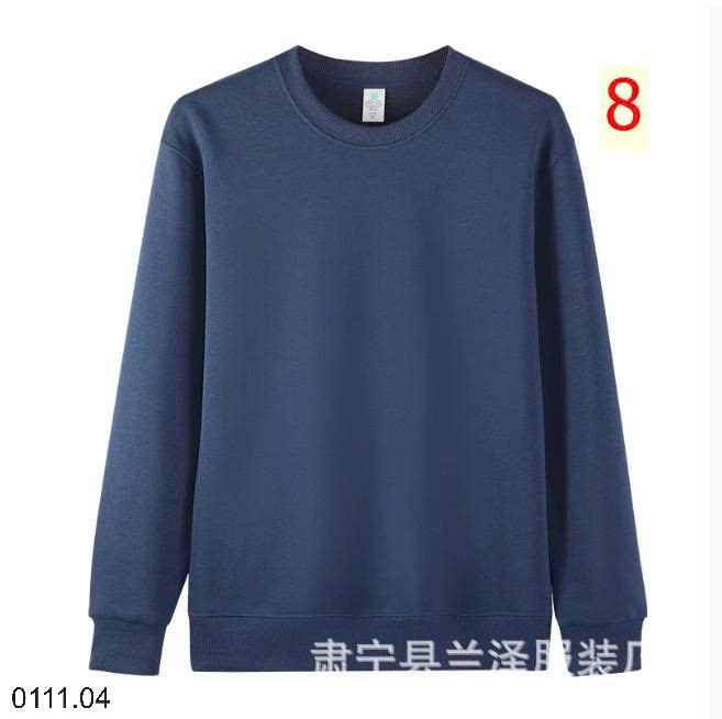 25HA0111.04 - ÁO NỈ NAM NỮ CỔ TRÒN LÓT LÔNG ẤM