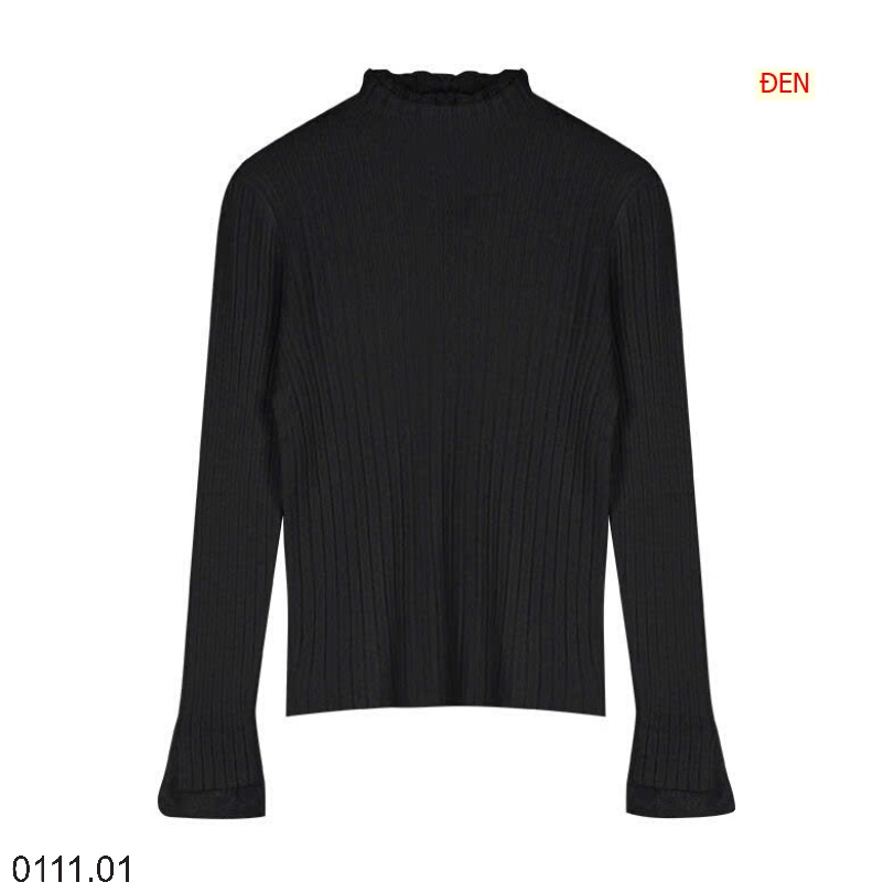 25HA0111.01 - ÁO GIỮ NHIỆT CỔ REN CHO NỮ SIÊU XINH