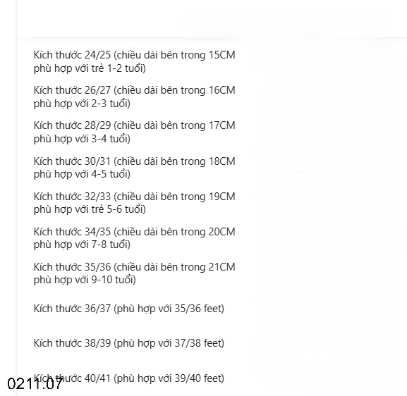 25HA0211.07 - DÉP BÔNG ĐI TRONG NHÀ CHO BÉ