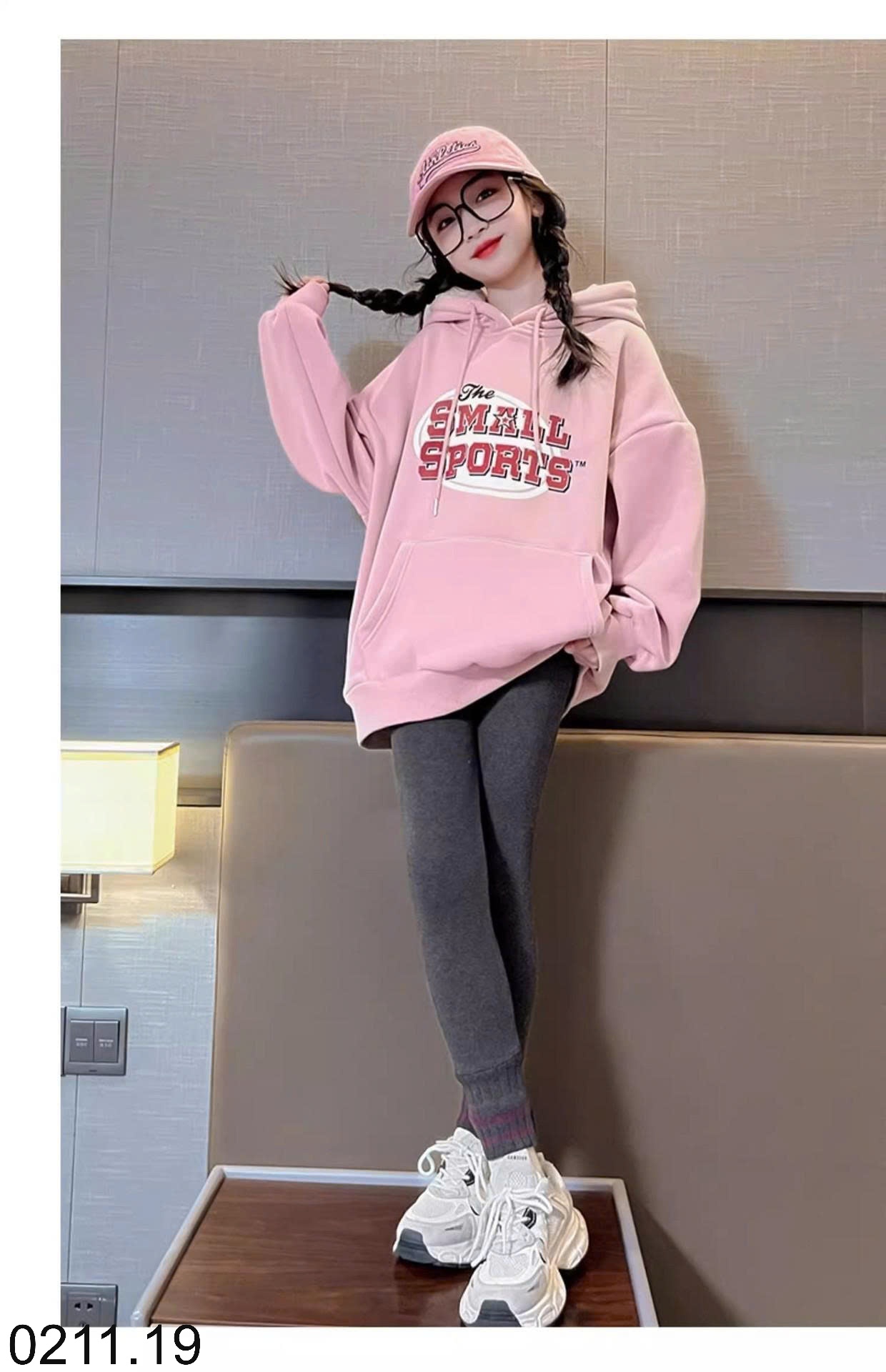 25HA0211.19 - QUẦN LEGGING LÓT LÔNG BÉ GÁI