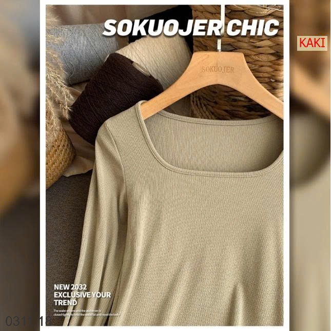 25HA0311.18 - ÁO THUN TĂM CỔ U CHO NỮ