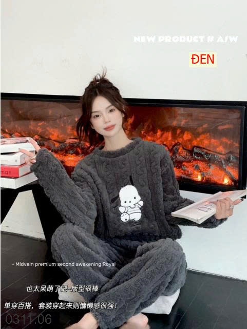 25HA0311.06 - BỘ LÔNG HOẠT HÌNH NỮ