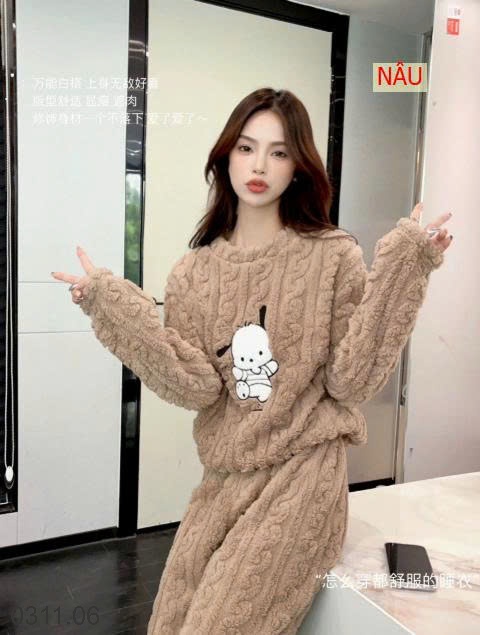 25HA0311.06 - BỘ LÔNG HOẠT HÌNH NỮ
