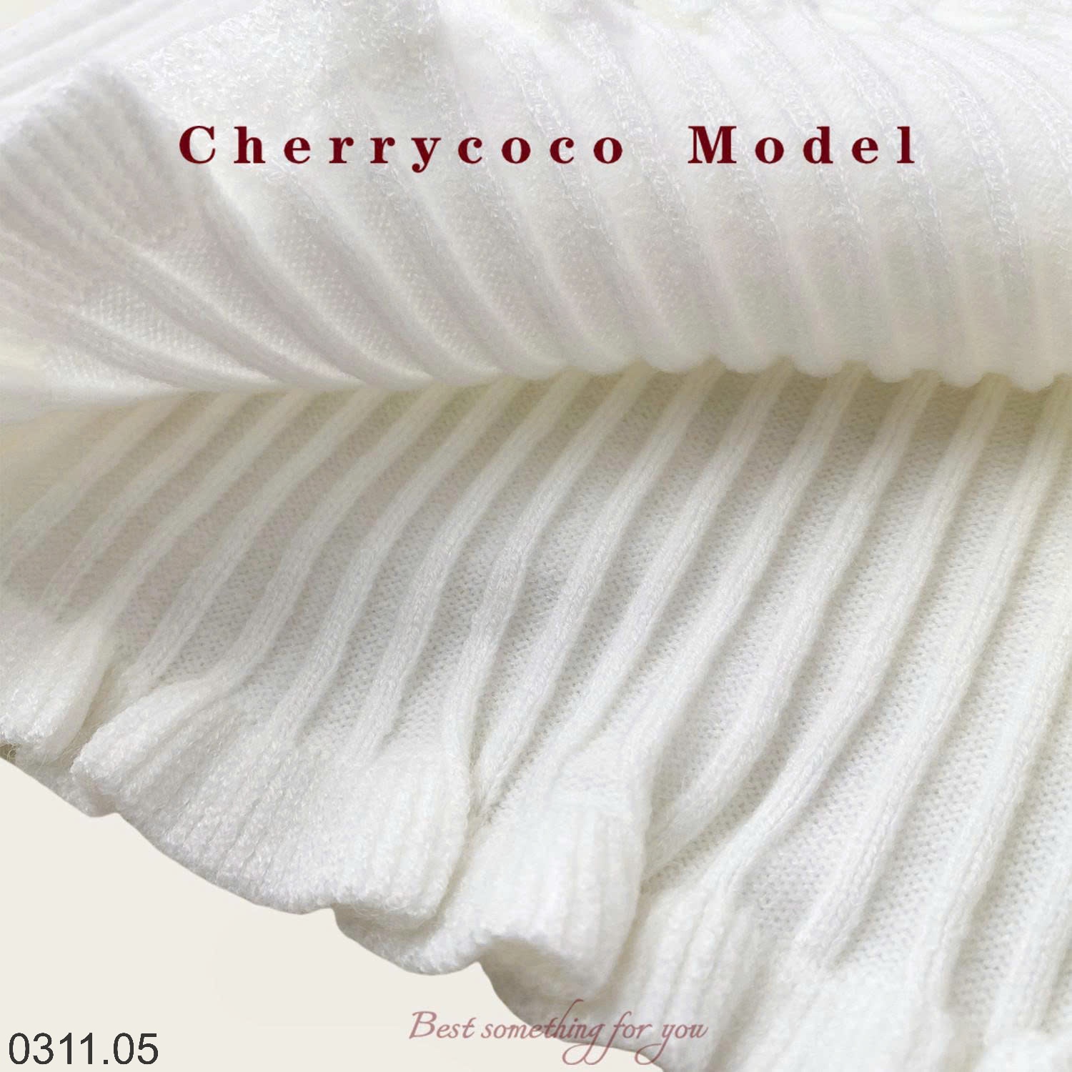 25HA0311.05 - ÁO LEN CAO CỔ CHERRY COCO QUẢNG CHÂU CAO CẤP BÉ GÁI