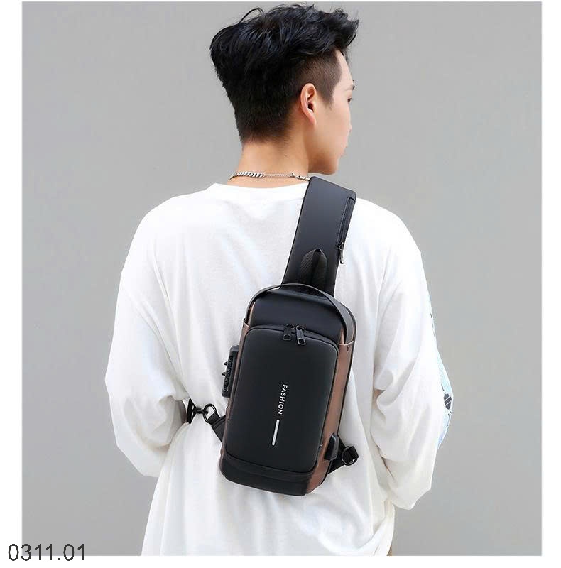 25HA0311.01 - TÚI NAM ĐEO NGỰC FASHION CHỐNG TRỘM