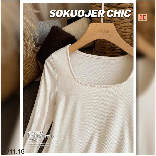 25HA0311.18 - ÁO THUN TĂM CỔ U CHO NỮ