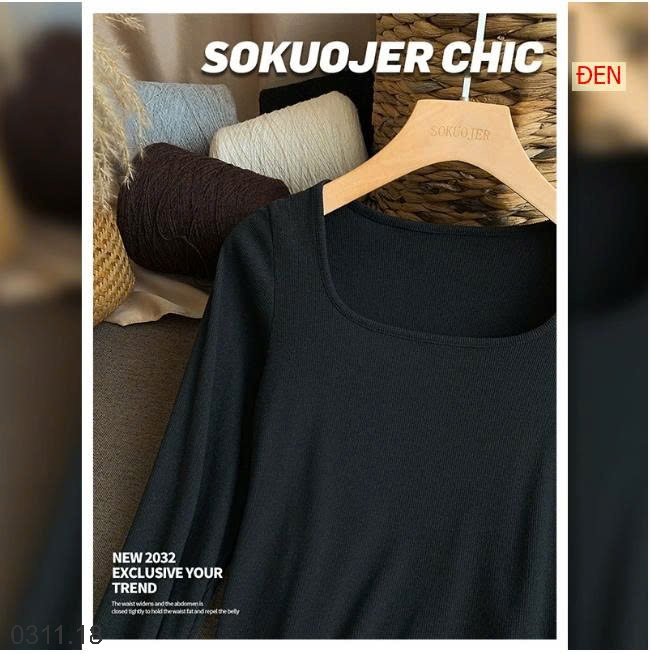 25HA0311.18 - ÁO THUN TĂM CỔ U CHO NỮ